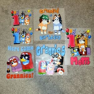 Bluey Disney DTF Transfers